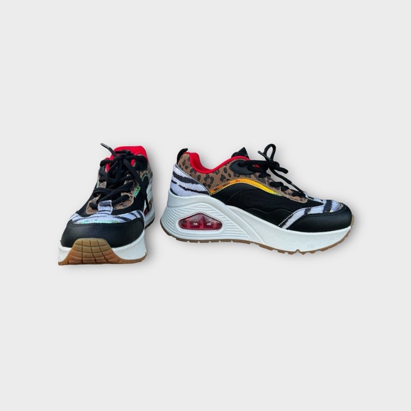 Skechers Street LA UNO Hi - Womens Sneaker Black / Multi US Size 6.5 - Picture 2 of 8